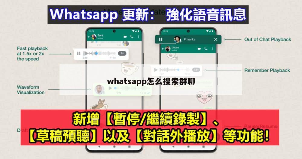 whatsapp怎么搜索群聊