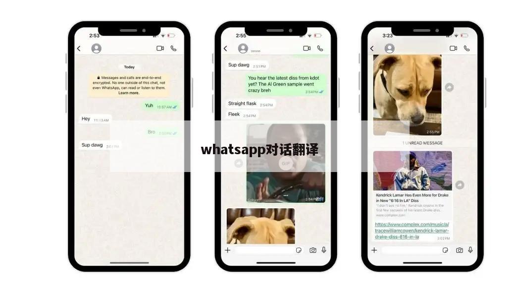 whatsapp对话翻译